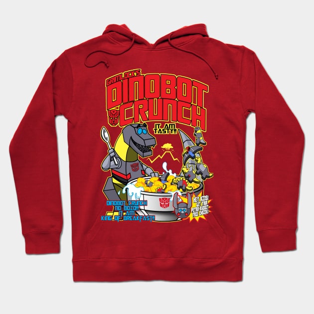 Grimlock's Dinobot Crunch Hoodie by Tom Krohne